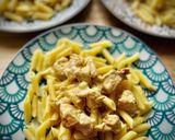 Foto del paso 3 de la receta: Pasta corta con pollo a la mostaza