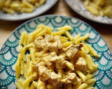 Foto del paso 3 de la receta: Pasta corta con pollo a la mostaza
