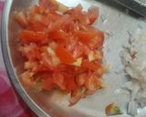 A picture of step 3 of Chana chat.