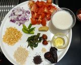 A picture of step 1 of Chettinad Tomato Chutney.