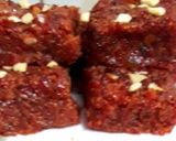 चुकन्दर गाजर बर्फी (chukandar gajar burfi recipe in Hindi) रेसिपी चरण 7 फोटो