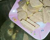 Foto langkah ke 2 dari resep Sup Sawi Putih Rolade Ayam Kuah Bening Jahe.