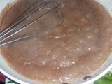 Pudding busa cokelat