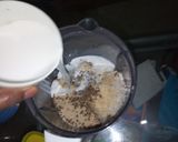 A picture of step 4 of Mkate wa sinia(rice cake).