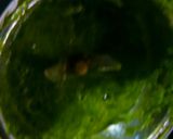 A picture of step 1 of Green spinach and rice.