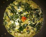 Foto langkah ke 6 dari resep Sayur daun melinjo tempe kuah santan.