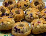 Фото кроку 4 до Горіхово-ягідні мафіни на білках🥚🥧.