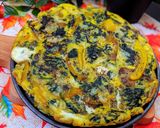A picture of step 6 of Spinach mushroom frittata.