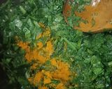 A picture of step 3 of Pumpkin leaves Curry (kohlyachya pananchi bhaji).
