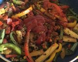 A picture of step 3 of Vegetable jalfrezi.