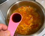 A picture of step 3 of Tomato Beef Soup (Soy Sauce Taste).