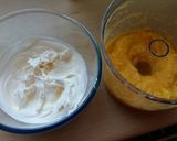 A picture of step 3 of Vickys Mango Fool, GF DF EF SF NF.