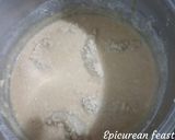 A picture of step 12 of Dudh Puli Rice dumplings cooked in milk.