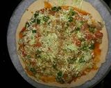 A picture of step 5 of Pizza Paratha.