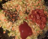 A picture of step 4 of Veggies pizza 🍕.