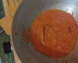 A picture of step 2 of Kaju paneer (cottage cheese in cashew gravy).