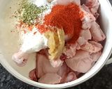 A picture of step 1 of Chicken Korma.
