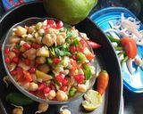 A picture of step 7 of Sprouts Chickpeas Salad Chaat Recipe.
