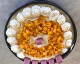 A picture of step 4 of Mango no bake icebox cake.
