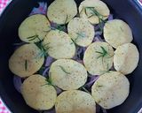 Foto del paso 4 de la receta: Cazuela de chuletas de cordero con patatas en salsa escabechada