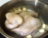 手撕蒜頭雞的食譜步驟1照片