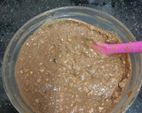 A picture of step 5 of Date, Walnut & Mocha Slice.