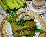 Foto langkah ke 6 dari resep Brusbus Pisang / Lepet Ketan Pisang (Khas Palembang).
