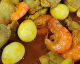 Hình bước làm 4 của món Mì Quảng Tôm Thịt