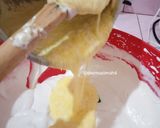 Foto langkah ke 4 dari resep Bolu Pandan Putih Telur Tanpa Oven.
