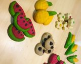 รูปขั้นตอนการทำที่ 1 ของ คุ้กกี้ / บิสกิต ผลไม้ cookie / biscuit