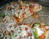 A picture of step 8 of Chicken Tikka Pizza.