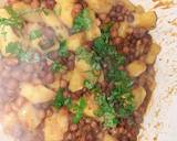 Black chickpea with potatoes(kaale chana aloo) recipe step 4 photo