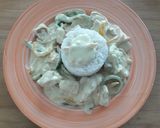 Une image de l'étape 3 de Émincé de poulet et poivrons au curry avec crème de coco.