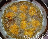 A picture of step 3 of Amaranth Greens and Onion Fritters.