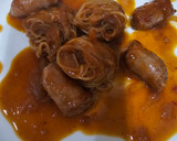 Foto del paso 6 de la receta: Nido de vermicelli (fideos de arroz) con salchichas