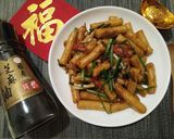 三杯年糕【澎湖年糕】【豆豆愛的料理】的食譜步驟3照片