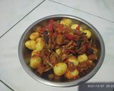Foto langkah ke 12 dari resep Telur puyuh + Ikan Teri Balado (masakan rumahan).
