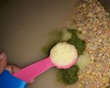 A picture of step 1 of Beef Haleem.
