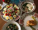 A picture of step 6 of 3 Spinach Dishes.