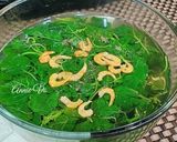 Hình bước làm 3 của món Canh rau dền cơm nấu tôm khô