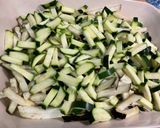 A picture of step 6 of Zucchini and Eggplant Gratin with Beef and Cilantro.