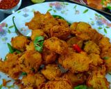आलू लच्छा पकोड़े (ALOO LACHHA PAKODE RECIPE IN hINDI) रेसिपी चरण 4 फोटो