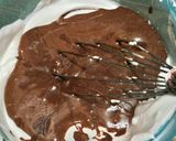 Foto langkah ke 5 dari resep Castella coklat.