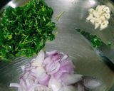 A picture of step 1 of Dal Methi Onion Sabji.