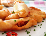 Foto del paso 4 de la receta: Ensalada de ventresca "Mar y Montaña" con gambones y jamón 🔥🔥