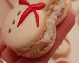 Une image de l'étape 5 de Macarons bonhommes de neige à la noix de coco.