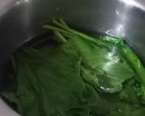A picture of step 1 of Ground rice Spinach chakli.