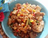Foto langkah ke 4 dari resep Tumis Udang Rebon Campur Sari.