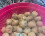 Foto langkah ke 2 dari resep Cilok (baso aci) bumbu kacang.