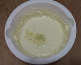 Pas rețetă Cheesecake cu cremă de lămâie și foi de plăcintă 4 fotografie